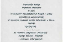 Dyplomy Świetlica Wiejska